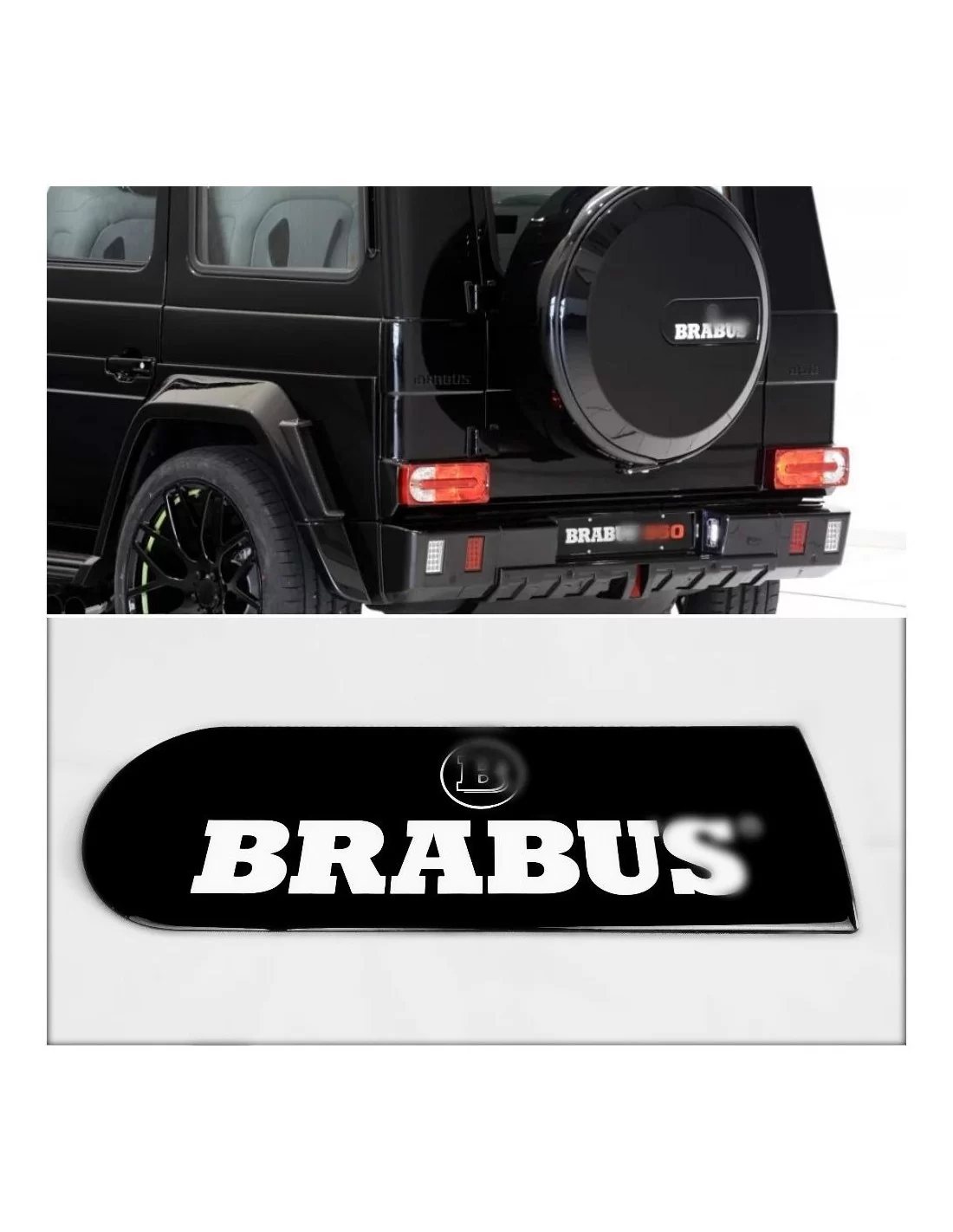  - Logos & Emblems - Mercedes-Benz W463 G-Klasse Achter Reservewiel Wielhoes Badge Embleem - 1 - Koop het stijlvolle Mercedes-Be