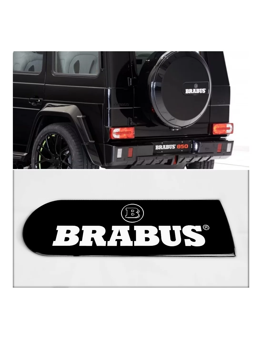  - Logos & Emblems - Mercedes-Benz W463 G-Class Tampa da roda do pneu sobressalente traseiro Emblema do emblema - 2 - Compre o e