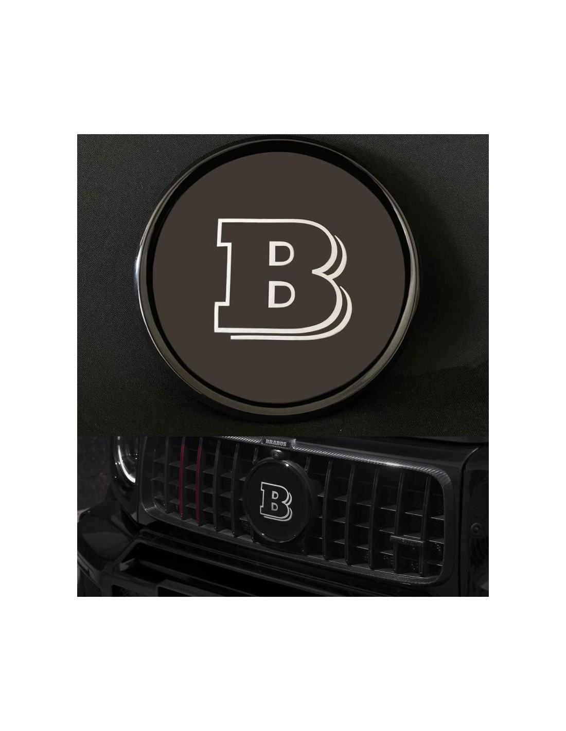 - logo & Emblems - Plástico Brabus parrilla delantera insignia para Mercedes-Benz G-Wagon Clase C W463a W464 - 1 - ¡Compre el e - logo & Emblems - Plástico Brabus parrilla delantera insignia para Mercedes-Benz G-Wagon Clase C W463a W464 - 1 - ¡Compre el e