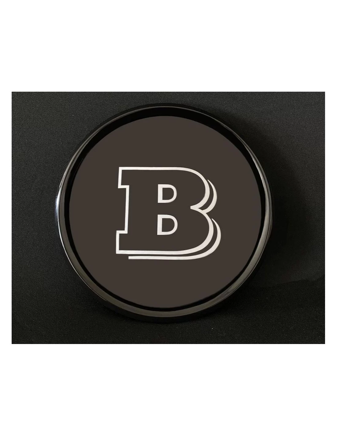  - Logos & Emblems - Plastic Brabus front grille badge for Mercedes-Benz G-Wagon C-Class W463a W464 - 2 - Buy the exclusive Plas