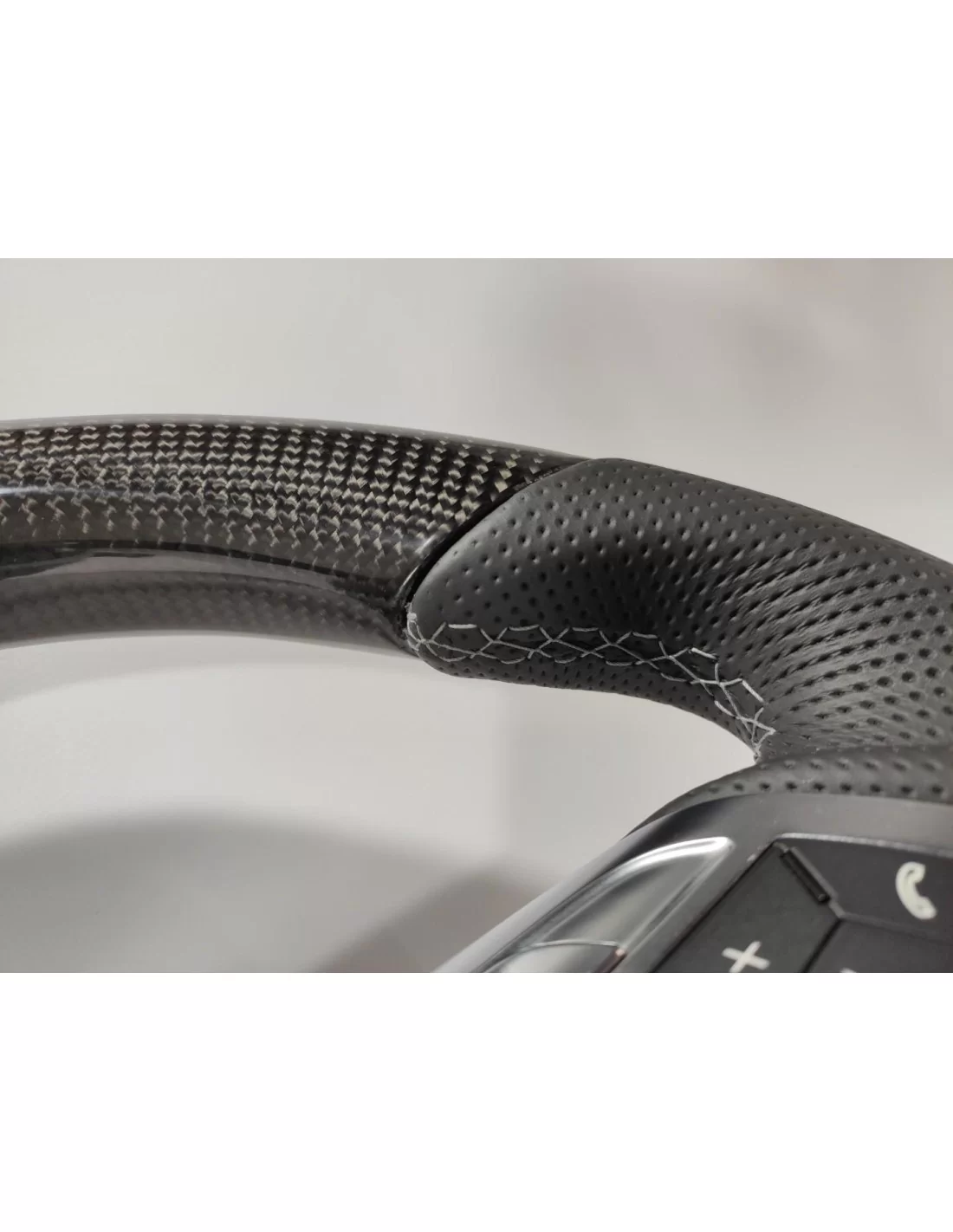  - Steering Wheels - Mercedes-Benz W204 W212 C E AMG W218 W207 W172 SLK SL Steering Wheel Carbon Leather - 8 - Upgrade to the Me