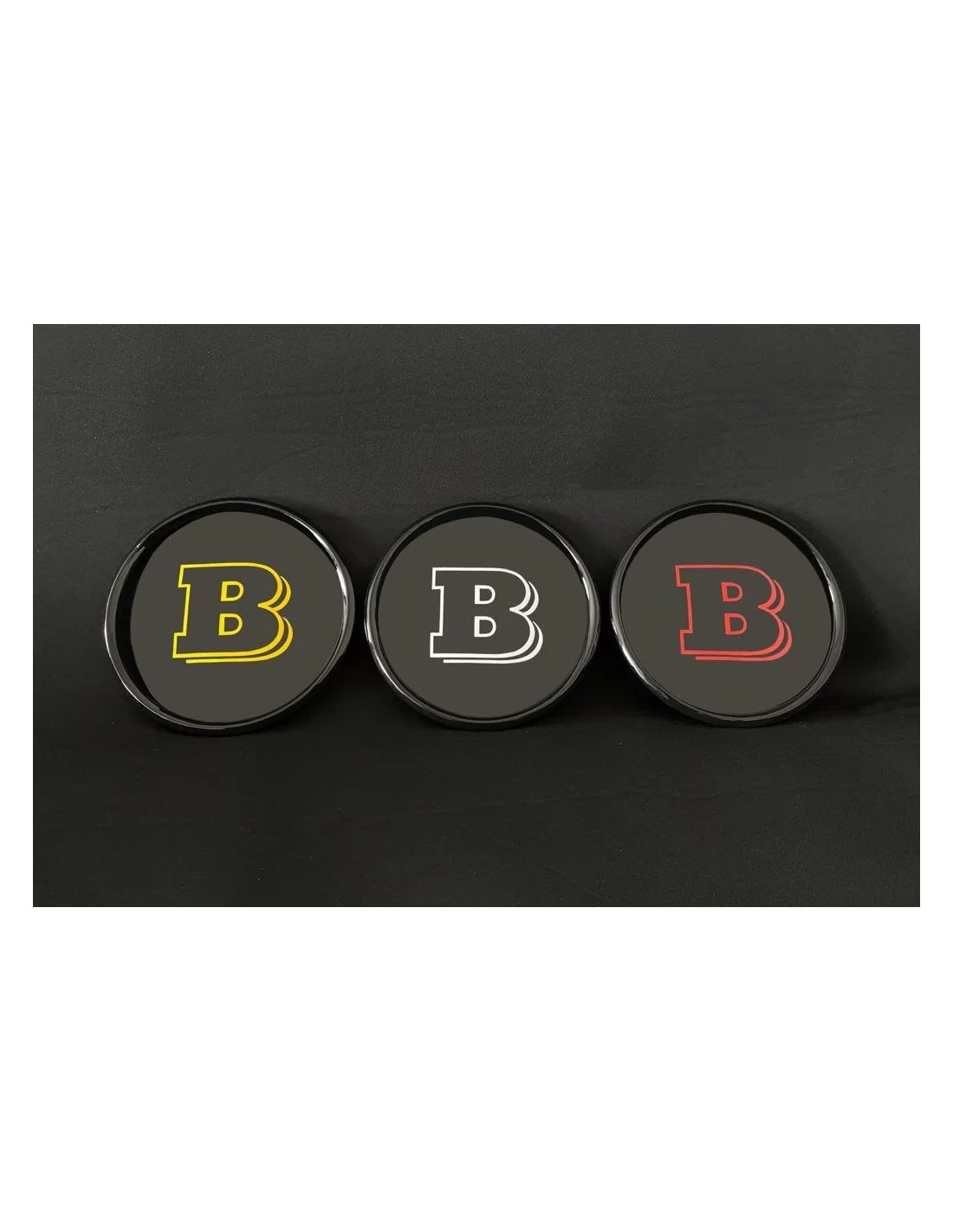  - Logos & Emblems - Plastic Brabus front grille badge for Mercedes-Benz G-Wagon C-Class W463a W464 - 5 - Buy the exclusive Plas