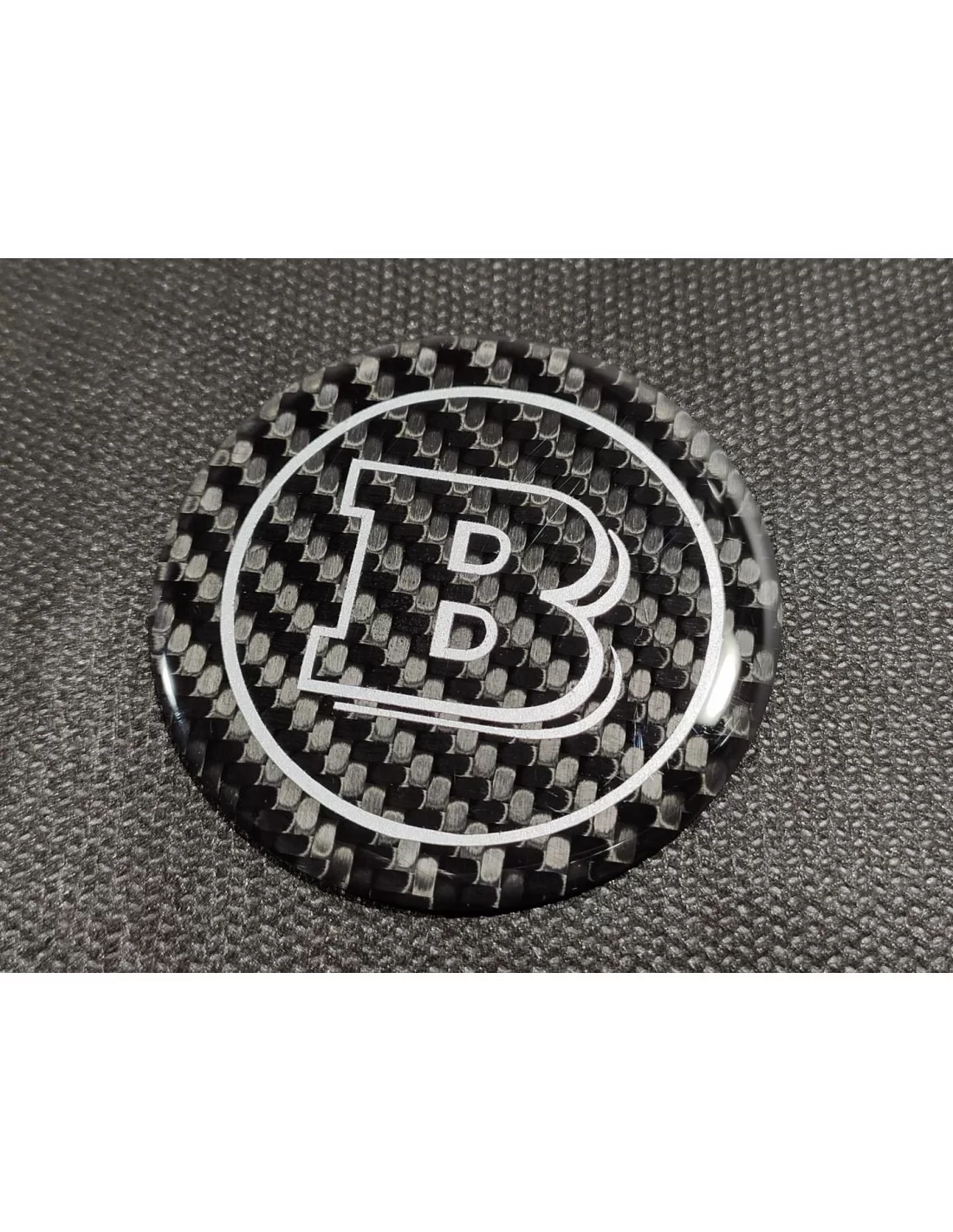  - Volante - Insignia de la tapa de carbono del volante Mercedes-Benz - 4 - Compre la elegante insignia de carbono para el volan