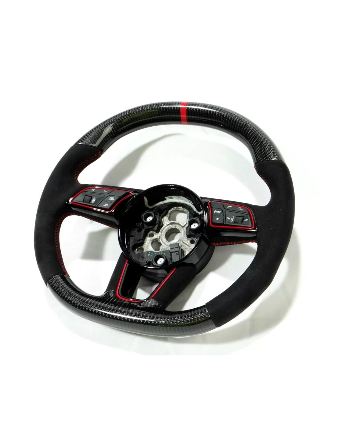  - Steering Wheels - Audi RS4 RS5 RS3 S3 S4 S5 A5 A4 Stuur Carbon Alcantara - 2 - Audi RS4 RS5 RS3 S3 S4 S5 A5 A4 Stuur Carbon A