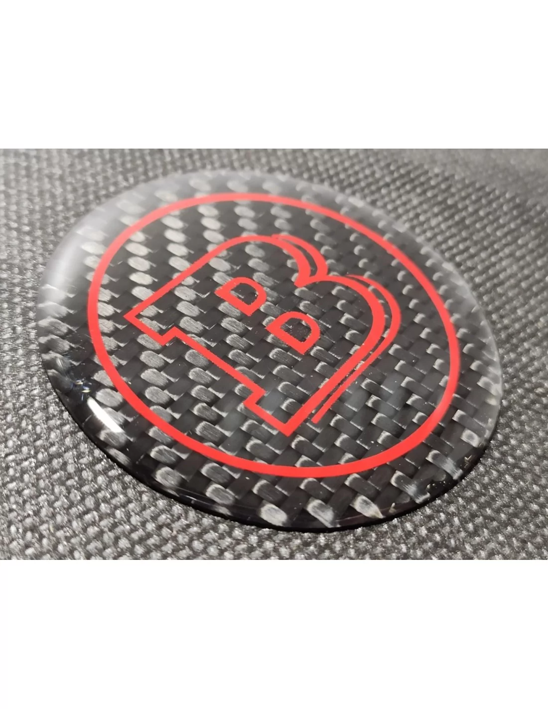  - Volant - Insigne de capuchon en carbone pour volant Mercedes-Benz - 9 - Achetez l'élégant écusson en carbone pour volant Merc