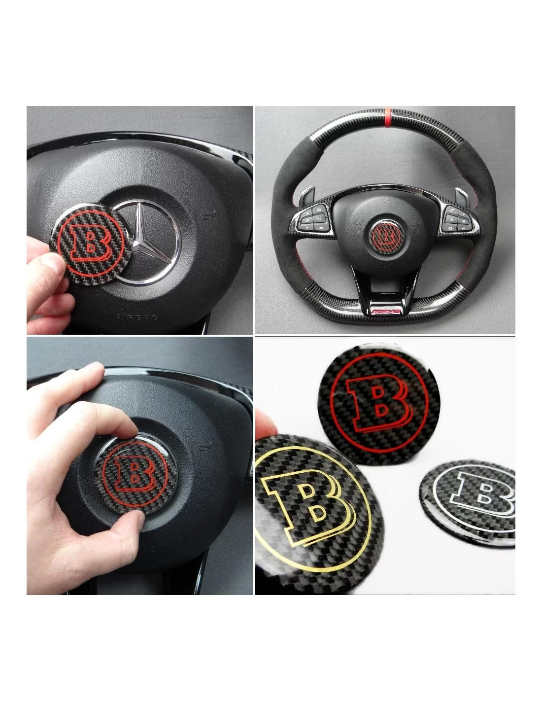  - Steering Wheels - メルセデス・ベンツ ステアリングホイール カーボンキャップバッジ - 37 - Steering Wheels メルセデス・ベンツ ステアリングホイール カーボンキャップバッジ