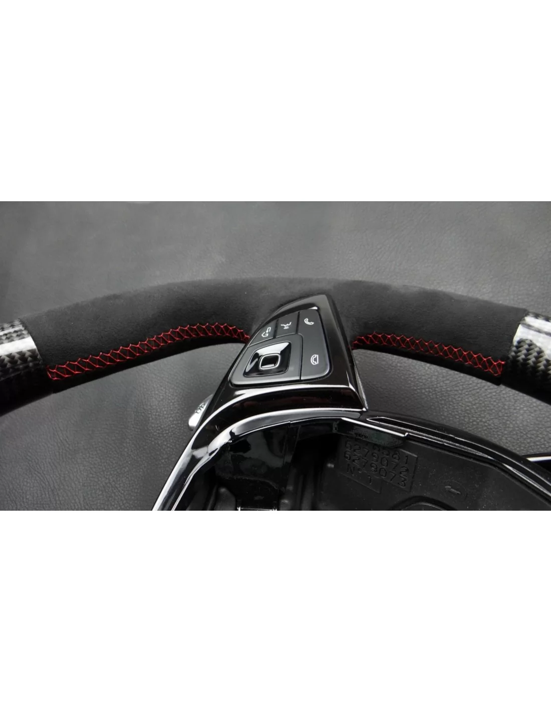  - Steering Wheels - Mercedes-Benz W176 C117 W205 W213 X156 W166 W222 S AMG Steering Wheel Carbon Alcantara - 2 - Buy Mercedes-B