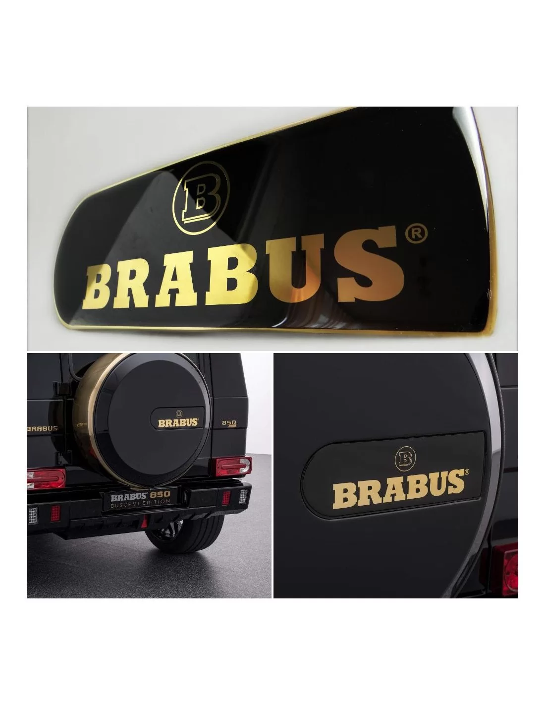 - Logos & Emblems - Cobertura do pneu sobresselente traseiro do Mercedes-Benz W463 G-Class Emblema dourado de 24 quilates - 1 - - Logos & Emblems - Cobertura do pneu sobresselente traseiro do Mercedes-Benz W463 G-Class Emblema dourado de 24 quilates - 1 -