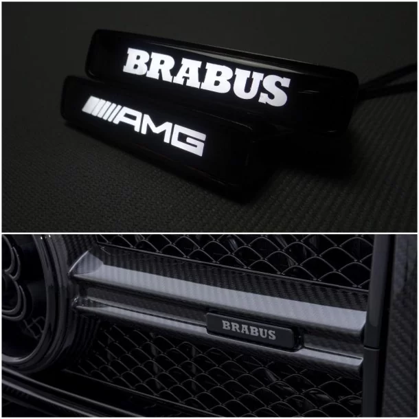  - logo & Emblems - Mercedes-Benz Classe G W463 Griglia anteriore a led illuminata Logo Badge - 1 - Acquista la splendida grigli