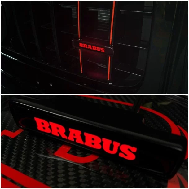  - Logos & Emblems - 用于梅赛德斯-奔驰 W463A W464 G 系列的 Brabus LED 格栅红色徽章徽标 - 1 - 在 Tuneverse 购买适用于奔驰 W463A G 的 Brabus LED 格栅红色徽章标志！用这款时