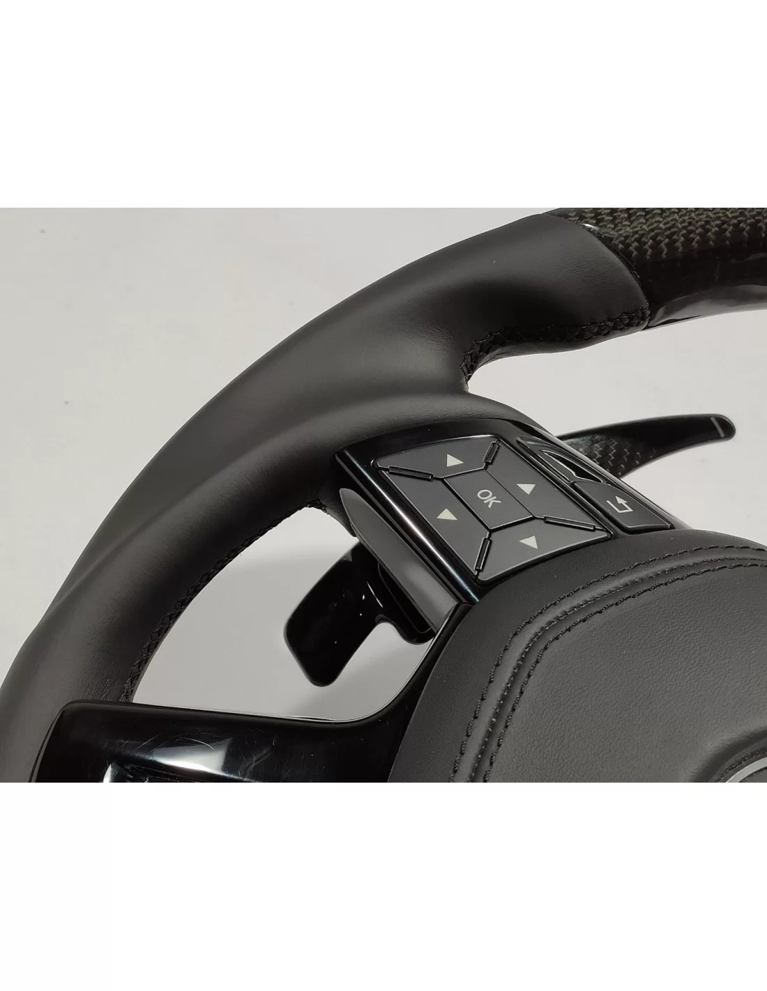 - Steering Wheels - Mercedes-Benz ML W166 GL GLS GLE W292 G W463 W212 E Кермо з карбонової шкіри - 6 - Оновіть свій Mercedes-Be  - Steering Wheels - Mercedes-Benz ML W166 GL GLS GLE W292 G W463 W212 E Кермо з карбонової шкіри - 6 - Оновіть свій Mercedes-Be