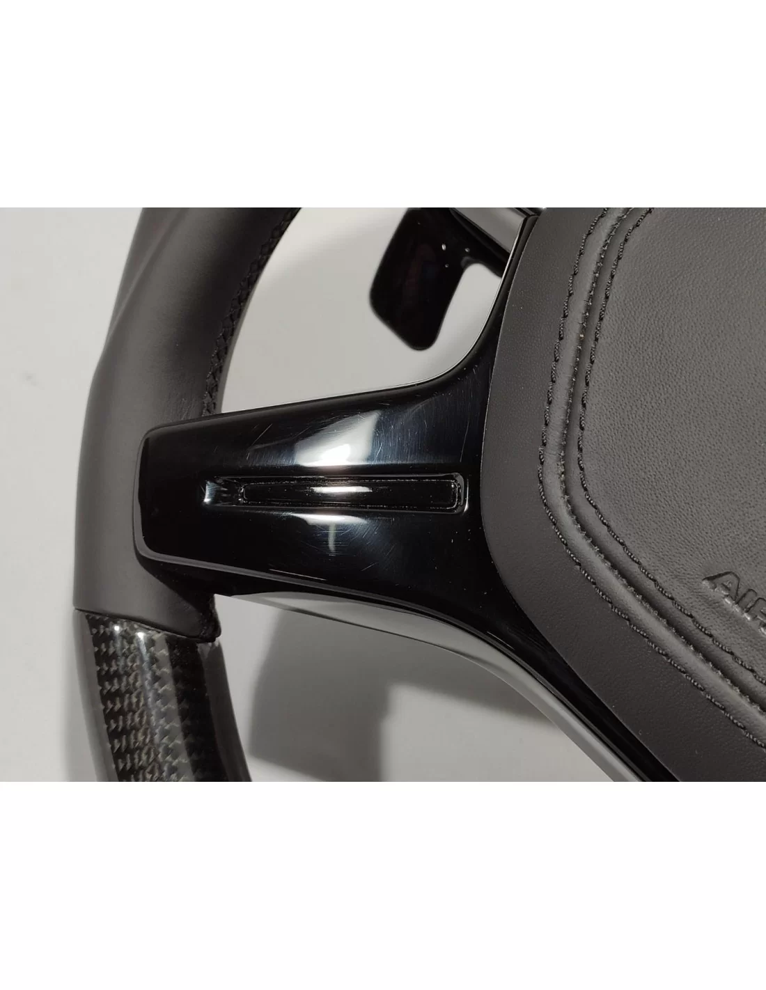  - Steering Wheels - Mercedes-Benz ML W166 GL GLS GLE W292 G W463 W212 E Stuur Carbon Leer - 7 - Upgrade uw Mercedes-Benz met di