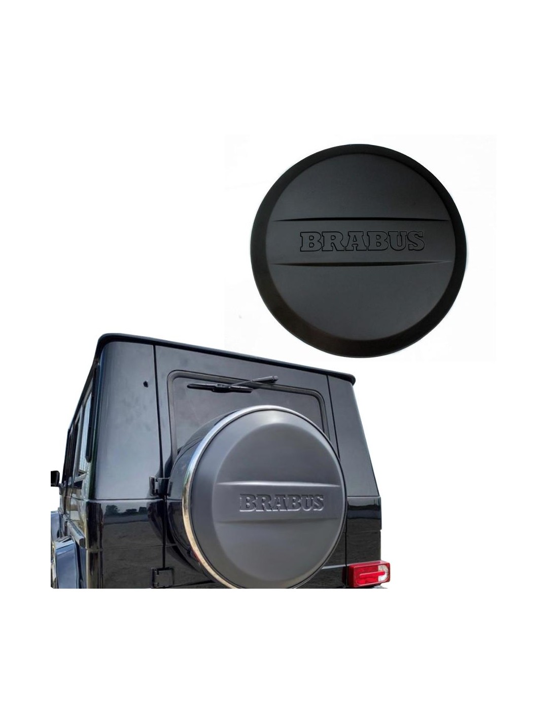 - Mercedes Benz - Pokrywa tylnego koła zapasowego Brabus z włókna szklanego dla Mercedes-Benz W463a W464 G-Class G-Wagon - 1 -   - Mercedes Benz - Pokrywa tylnego koła zapasowego Brabus z włókna szklanego dla Mercedes-Benz W463a W464 G-Class G-Wagon - 1 -