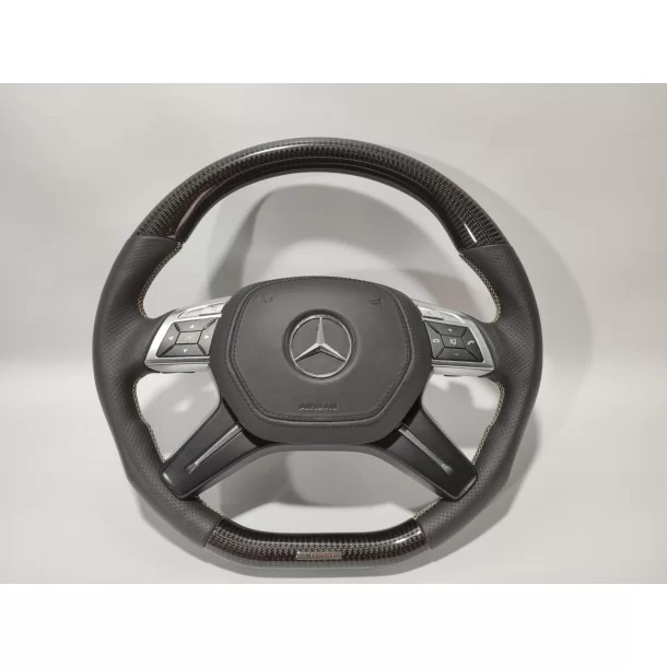  - Lenkräder - Mercedes-Benz ML GL GLS GLE G W463 W212 E Mansory Lederlenkrad Carbon - 1 - Mercedes-Benz ML GL GLS GLE G W463 W2