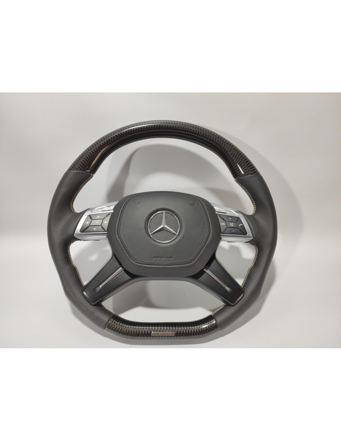 - Volante - Mercedes-Benz ML GL GLS GLE G W463 W212 E Volante Mansory in pelle di carbonio - 1 - Elevate la vostra esperienza d  - Volante - Mercedes-Benz ML GL GLS GLE G W463 W212 E Volante Mansory in pelle di carbonio - 1 - Elevate la vostra esperienza d