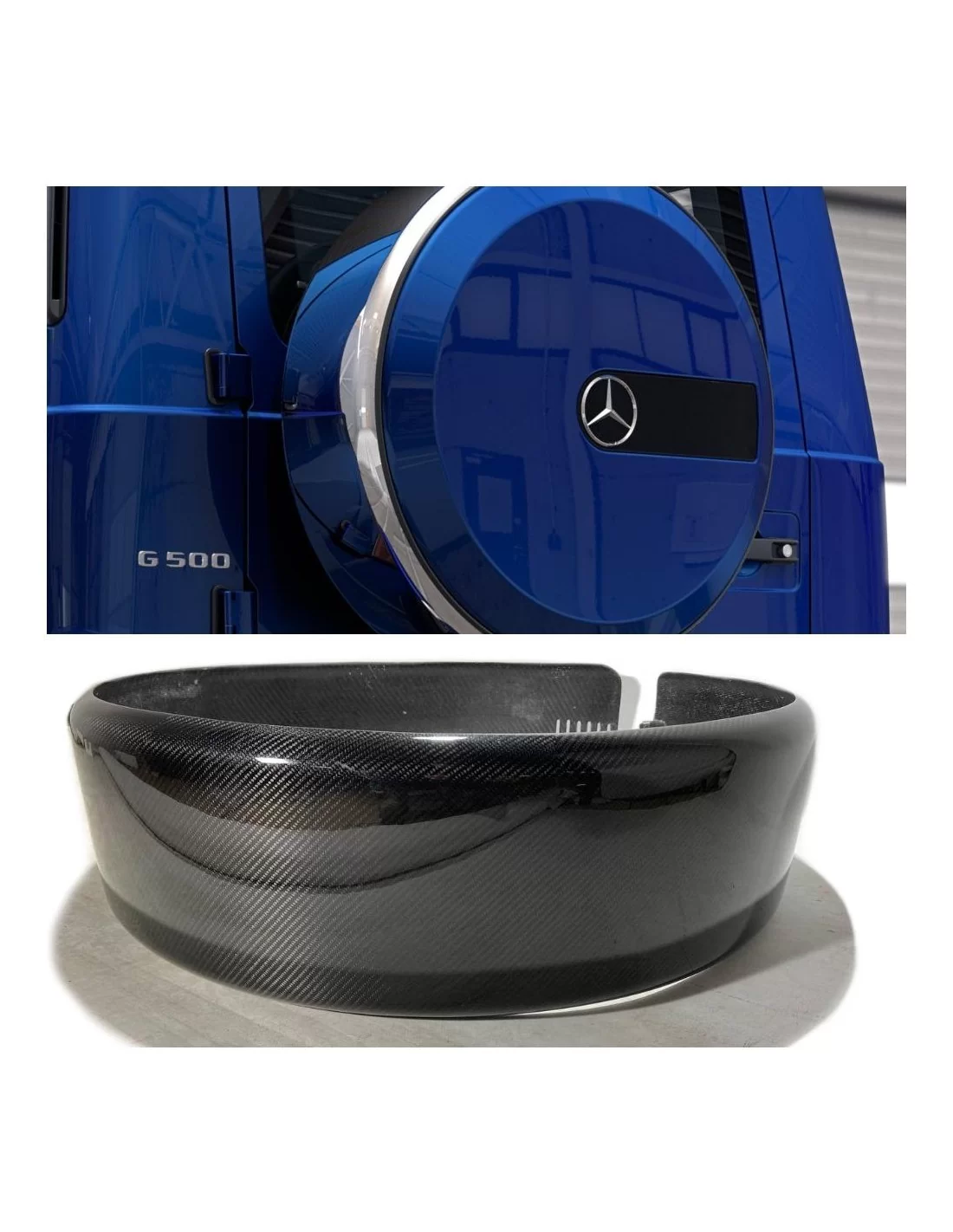 メルセデスベンツW463A W464 Gクラス用カーボンファイバー製リアホイールスペアリングカバー Mercedes-Benz, Mercedes-Benz G-Class 2018+ (W463A), Tuning & Exterior, G-Class