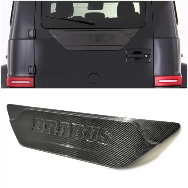 メルセデス・ベンツ W463A Gクラス用 カーボンファイバー製ブラバス製リアドアアタッチメント Mercedes-Benz, Mercedes-Benz G-Class 2018+ (W463A), Tuning & Exterior, G-Class 