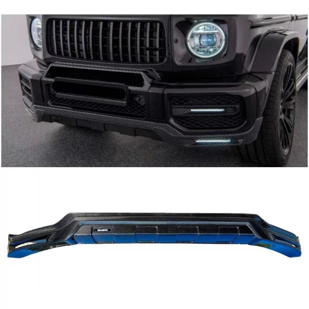 - Mercedes-Benz - Carbon fiber BRABUS front lip spoiler with LED for G63 AMG Bumper Mercedes-Benz W463a G-Class - 1 - Buy Carbo - Mercedes-Benz - Carbon fiber BRABUS front lip spoiler with LED for G63 AMG Bumper Mercedes-Benz W463a G-Class - 1 - Buy Carbo