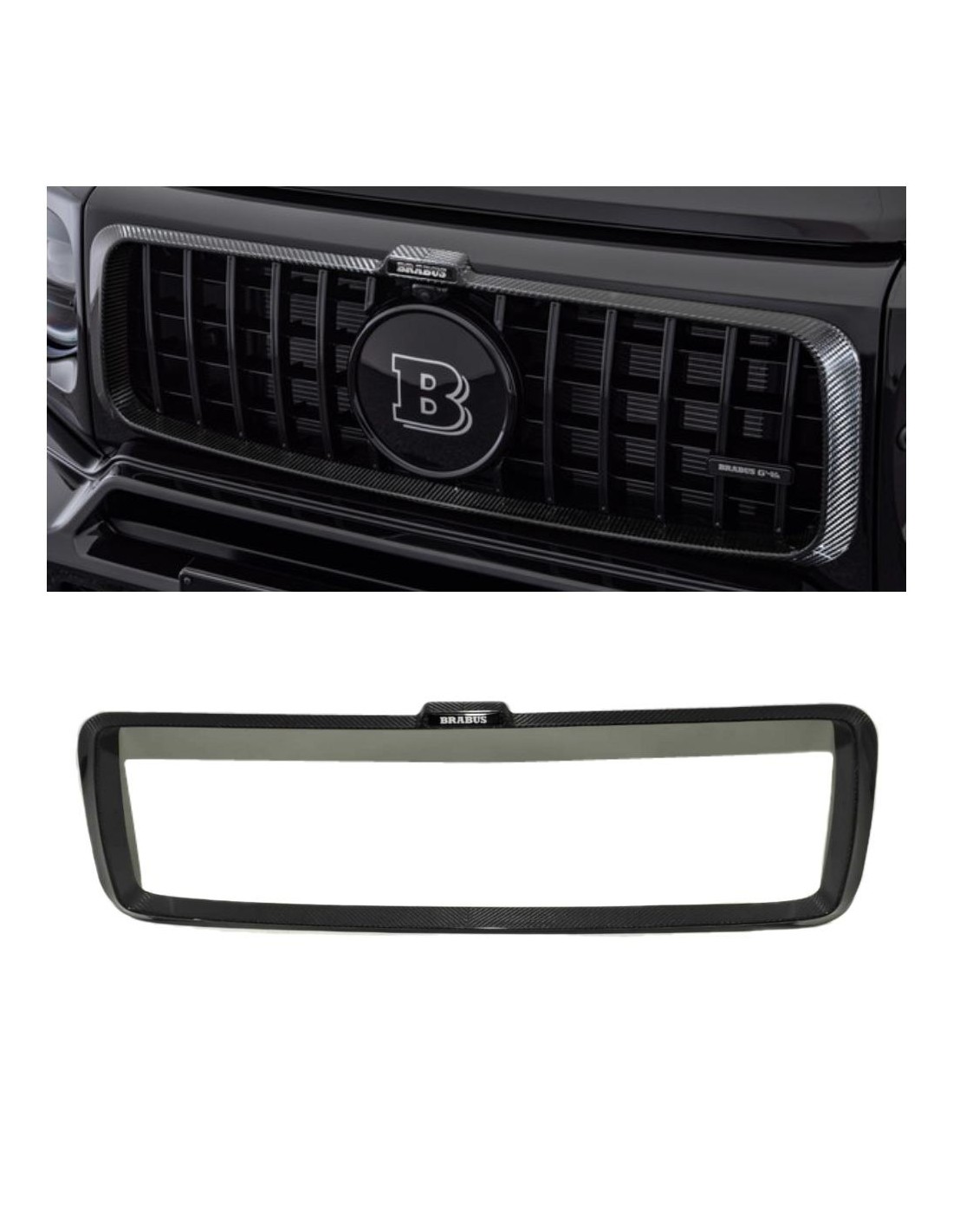  - Mercedes-Benz - Estrutura da grelha frontal em fibra de carbono para Mercedes-Benz W463a W464 - 1 - Comprar estrutura da grel