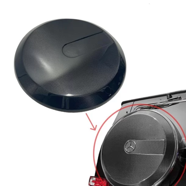  - Mercedes-Benz - Skyddsplåt för bakre reservhjul i kolfiber för Mercedes-Benz W463A W464 G-Klass - 1 - Upptäck kolfiberskydd f