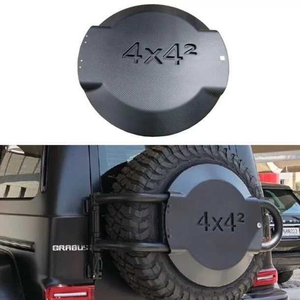  - Mercedes-Benz - Bakre reservhjulshölje i kolfiber för Mercedes-Benz W463a W464 G-Wagon 4x4 Squared - 1 - Uppgradera din Merce