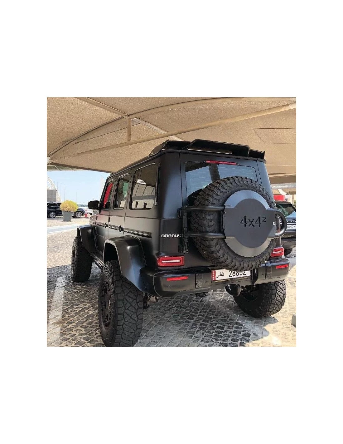 - Mercedes Benz - Cubierta de rueda de repuesto trasera de fibra de carbono para Mercedes-Benz W463a W464 G-Wagon 4x4 Squared -  - Mercedes Benz - Cubierta de rueda de repuesto trasera de fibra de carbono para Mercedes-Benz W463a W464 G-Wagon 4x4 Squared -