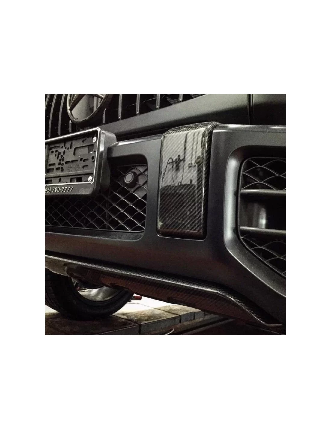  - Mercedes-Benz - 用于梅赛德斯-奔驰 G 级的 AMG 碳纤维前唇扰流板扩散器 w463a - 2 - 使用碳纤维车唇扰流板扩散器提升您的梅赛德斯-奔驰 G 级 W463A 的档次。提升空气动力学性能和风格。立即订购！✅❗️