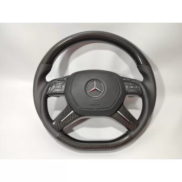  - Lenkräder - Mercedes-Benz ML W166 GL GLS GLE W292 G W463 W212 E Lenkrad Carbon Leder - 1 - Mercedes-Benz ML W166 GL GLS GLE W