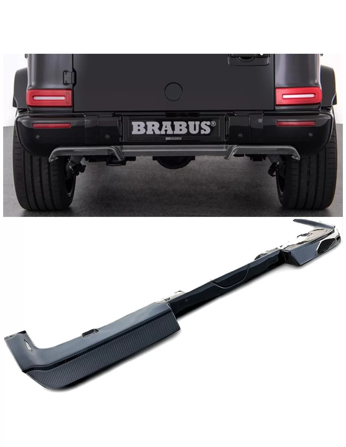  - Mercedes-Benz - 用于梅赛德斯-奔驰 w463a g-wagon g 级轿车的碳纤维后 AMG 保险杠扩散器 - 1 - 使用碳纤维后 AMG 保险杠扩散器提升您的梅赛德斯-奔驰 W463A G 的档次。时尚的设计提升了性能和外观！✅❗