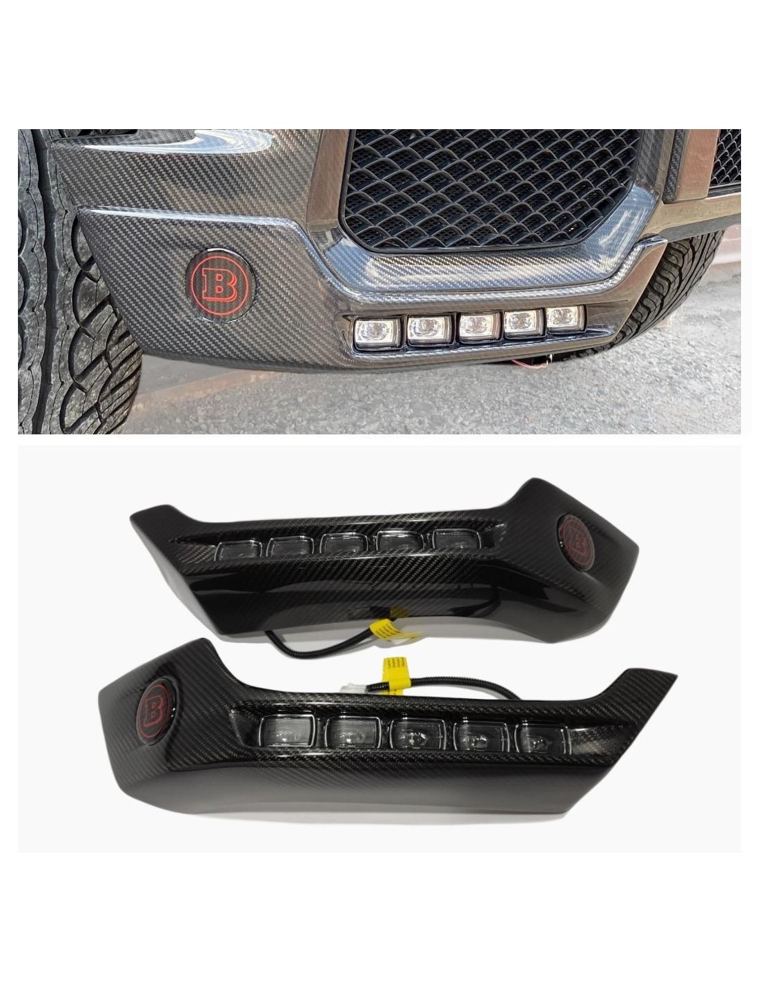 - Mercedes Benz - Alerón delantero de fibra de carbono AMG para Mercedes-Benz G-Wagon W463 - 1 - Mejore su Mercedes-Benz G-Wago - Mercedes Benz - Alerón delantero de fibra de carbono AMG para Mercedes-Benz G-Wagon W463 - 1 - Mejore su Mercedes-Benz G-Wago