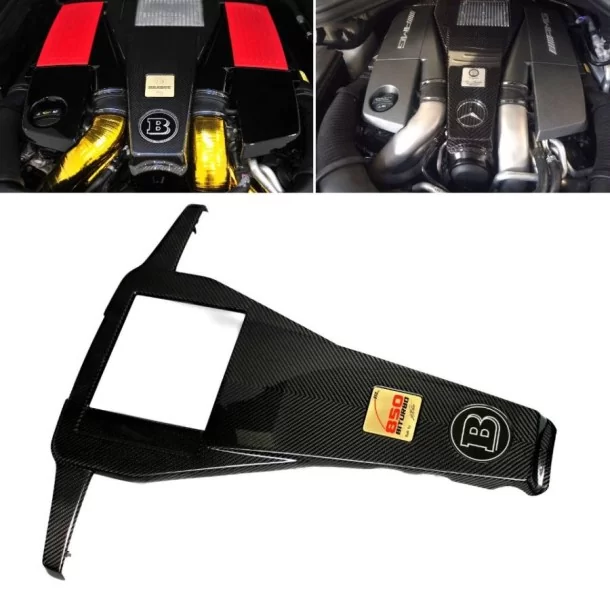  - Mercedes Benz - Cubierta del motor AMG de fibra de carbono con insignias para Mercedes-Benz G-Wagon W463 G63 - 1 - Mejore su 