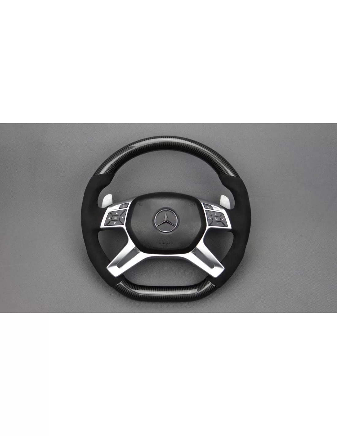  - Steering Wheels - Mercedes-Benz ML W166 GL GLS GLE G W463 W212 E Stuur Carbon Alcantara - 2 - Mercedes-Benz ML W166 GL GLS GL
