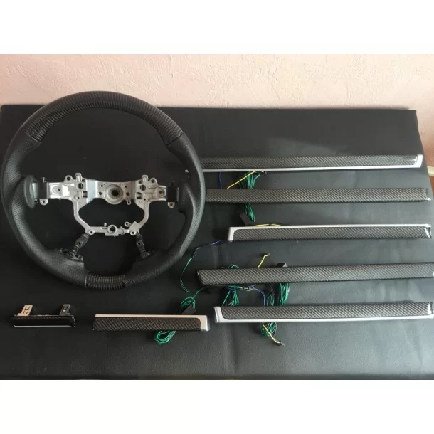  - Steering Wheels - Volante Toyota Land Cruiser + Peças interiores em carbono - 1 - Comprar Volante Toyota Land Cruiser + Peças
