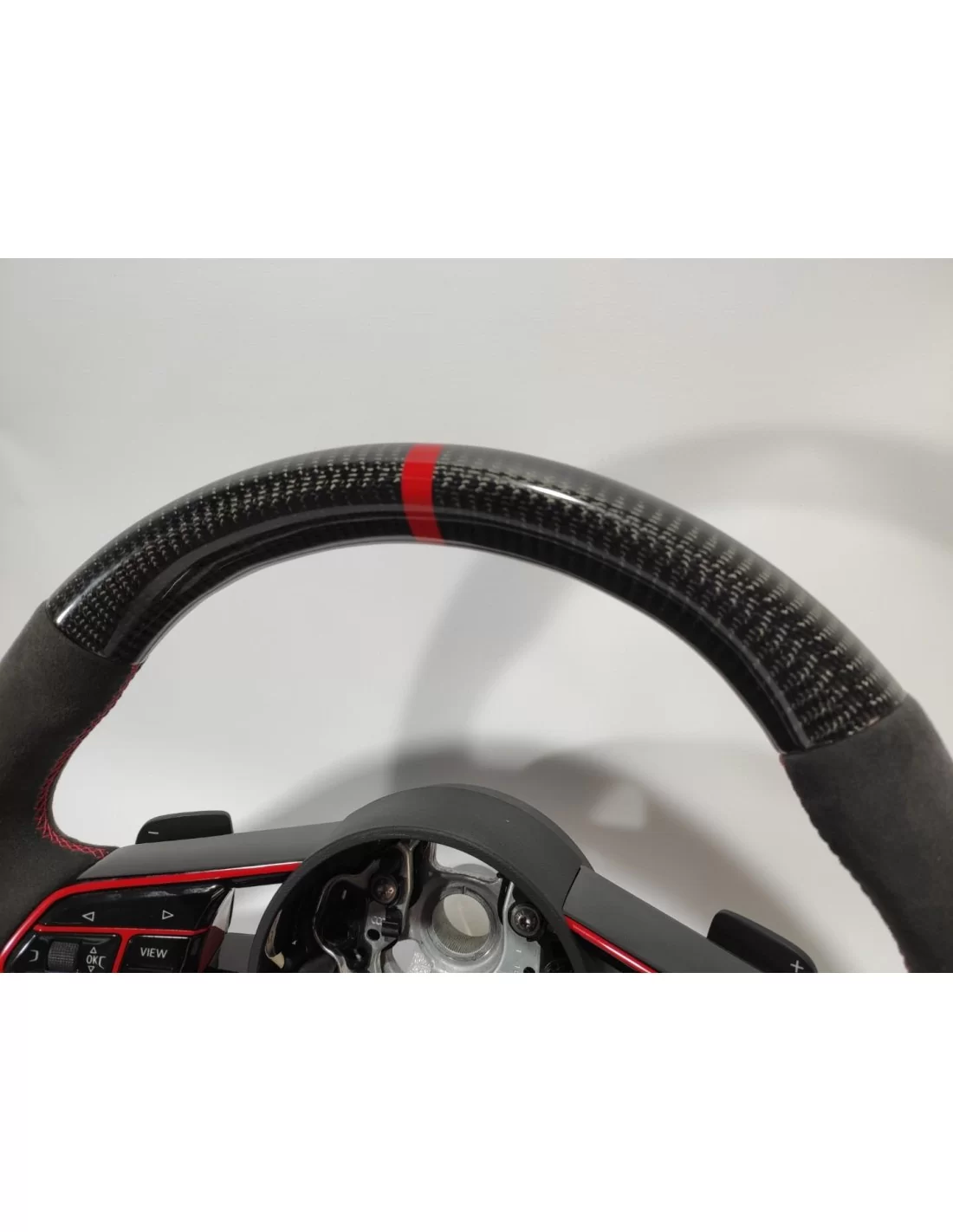  - Steering Wheels - Audi TT RS R8 Stuur Carbon Alcantara - 6 - Audi TT RS R8 Stuur Carbon Alcantara kopen bij Tuneverse! Verbet