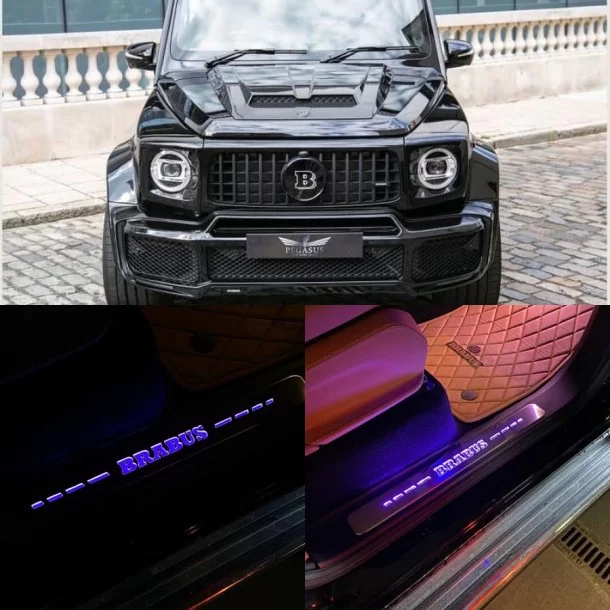 - Mercedes-Benz - Stainless steel LED Illuminated Brabus door sills for Mercedes-Benz G W463A W464 - 1 - Upgrade your Mercedes- - Mercedes-Benz - Stainless steel LED Illuminated Brabus door sills for Mercedes-Benz G W463A W464 - 1 - Upgrade your Mercedes-