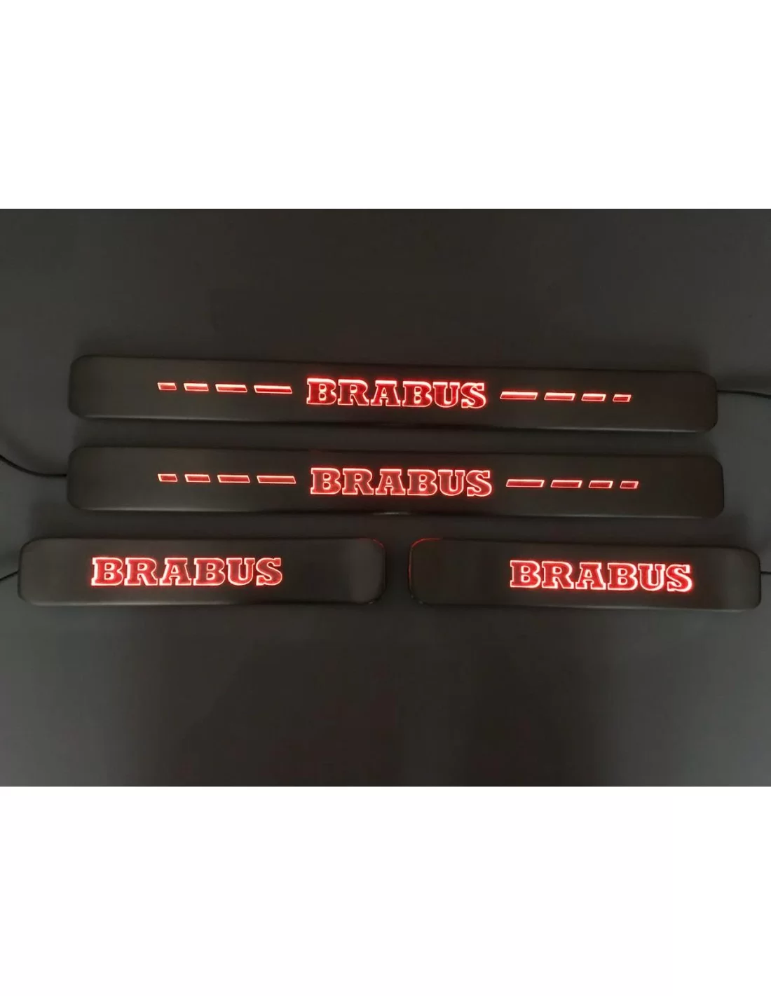 - Mercedes Benz - Acero inoxidable LED Iluminado umbrales de las puertas Brabus para Mercedes-Benz G W463A W464 - 4 - ¡Mejora t - Mercedes Benz - Acero inoxidable LED Iluminado umbrales de las puertas Brabus para Mercedes-Benz G W463A W464 - 4 - ¡Mejora t