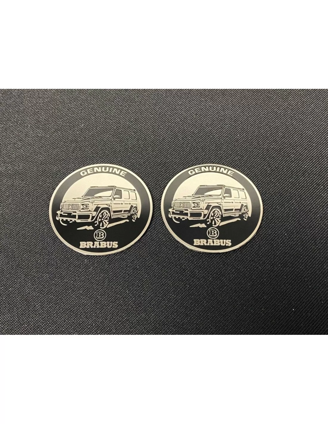  - Logos & Emblems - メタリックブラバス純正ロゴインテリアピラー用 メルセデス・ベンツ W463A W464 Gクラス - 5 - Logos & Emblems メタリックブラバス純正ロゴインテリアピラー用 メルセデス・ベンツ W46