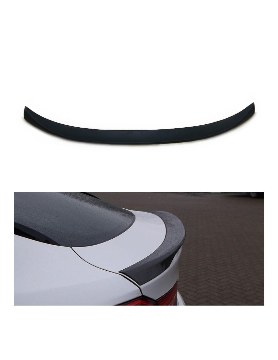  - BMW - BMW X6 F16 Becquet arrière en fibre de verre - 1 - Améliorez votre BMW X6 F16 avec cet aileron arrière en fibre de verr