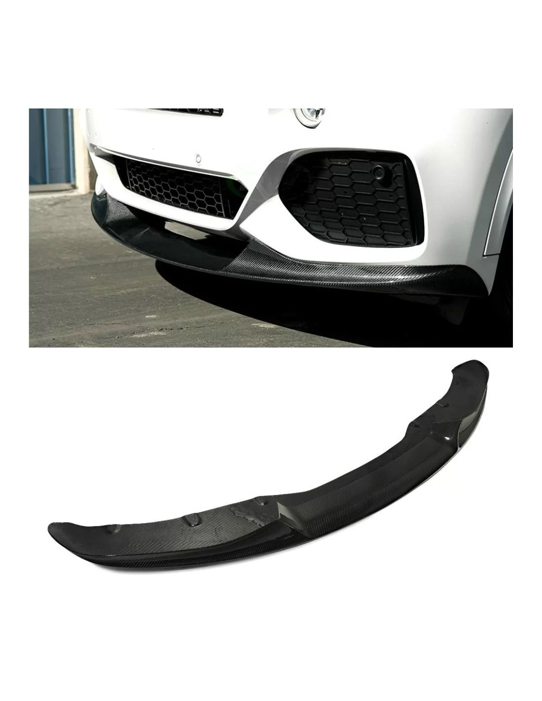 BMW X5 F15 Voorbumper Koolstof Lipspoiler BMW, BMW X5 2013-2018 (F15) BMW BMW X5 F15 Voorbumper Koolstof Lipspoiler BMW, BMW X5 2013-2018 (F15) BMW