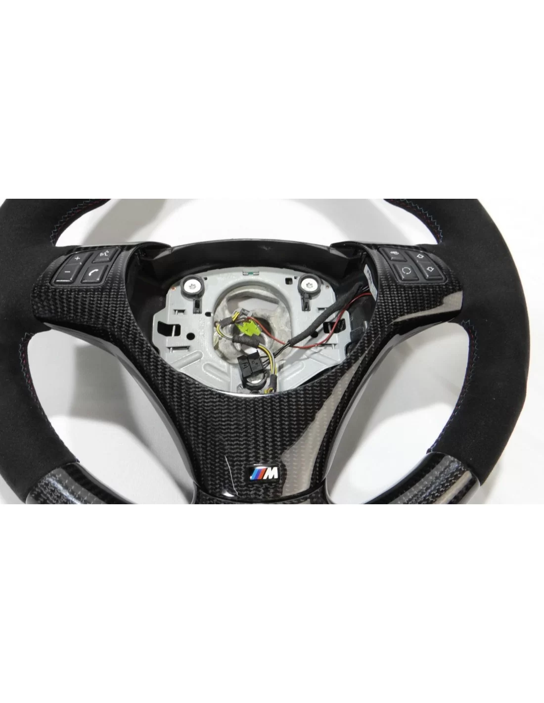 - Steering Wheels - BMW E90 E92 E93 E87 E82 E88 E81 M1 M3 Steering Wheel Carbon Alcantara - 6 - Tuneverse™ offers BMW E90 E92 E - Steering Wheels - BMW E90 E92 E93 E87 E82 E88 E81 M1 M3 Steering Wheel Carbon Alcantara - 6 - Tuneverse™ offers BMW E90 E92 E