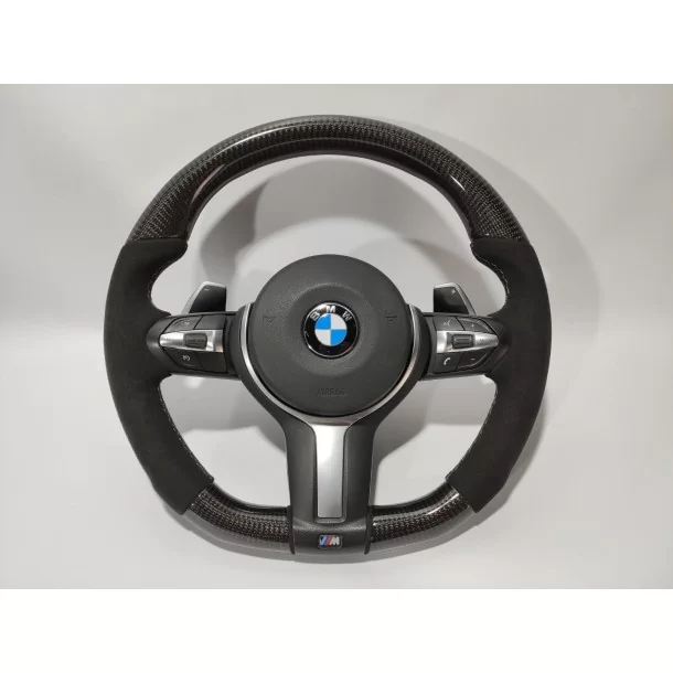  - Steering Wheels - Kierownica BMW F30 F15 F16 Carbon Alcantara - 1 - Kierownica BMW F30 F15 F16 Carbon Alcantara