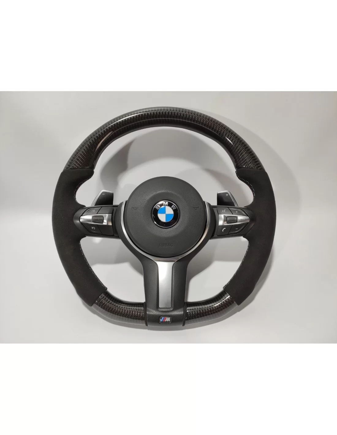 - Steering Wheels - BMW F30 F15 F16 ステアリング ホイール カーボン アルカンターラ - 1 - Steering Wheels BMW F30 F15 F16 ステアリング ホイール カーボン アルカンターラ