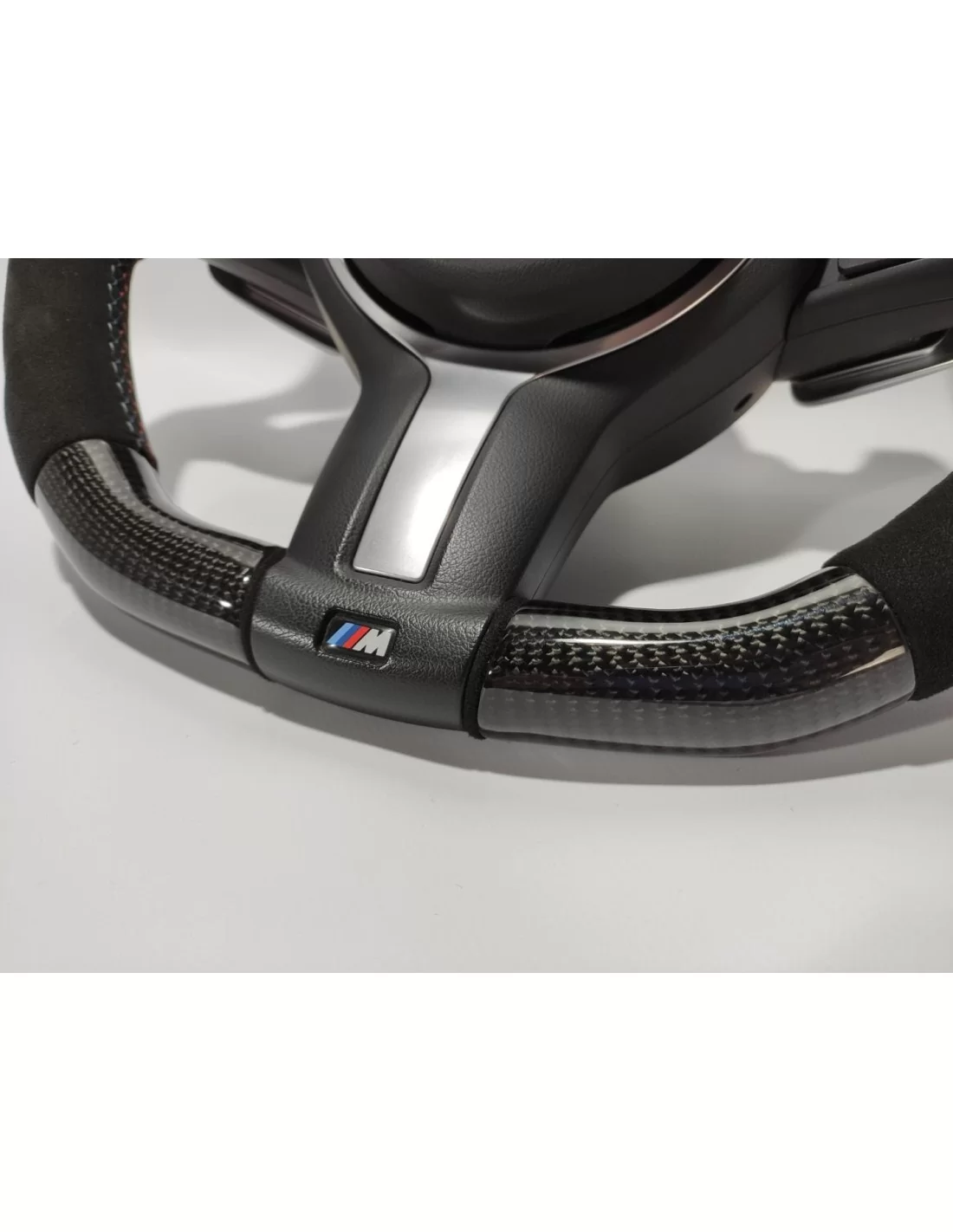  - Steering Wheels - BMW F30 F15 F16 ステアリング ホイール カーボン アルカンターラ - 4 - Steering Wheels BMW F30 F15 F16 ステアリング ホイール カーボン アルカンターラ