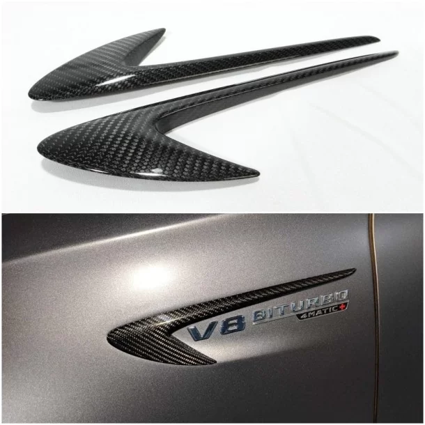  - Mercedes-Benz - 梅赛德斯-奔驰 E 级 W213 V8 双涡轮增压碳纤维轮廓线 - 1 - 使用 V8 Biturbo 碳纤维轮廓增强您的奔驰 E 级 W213，为您的豪华车增添运动气息和时尚设计！✅