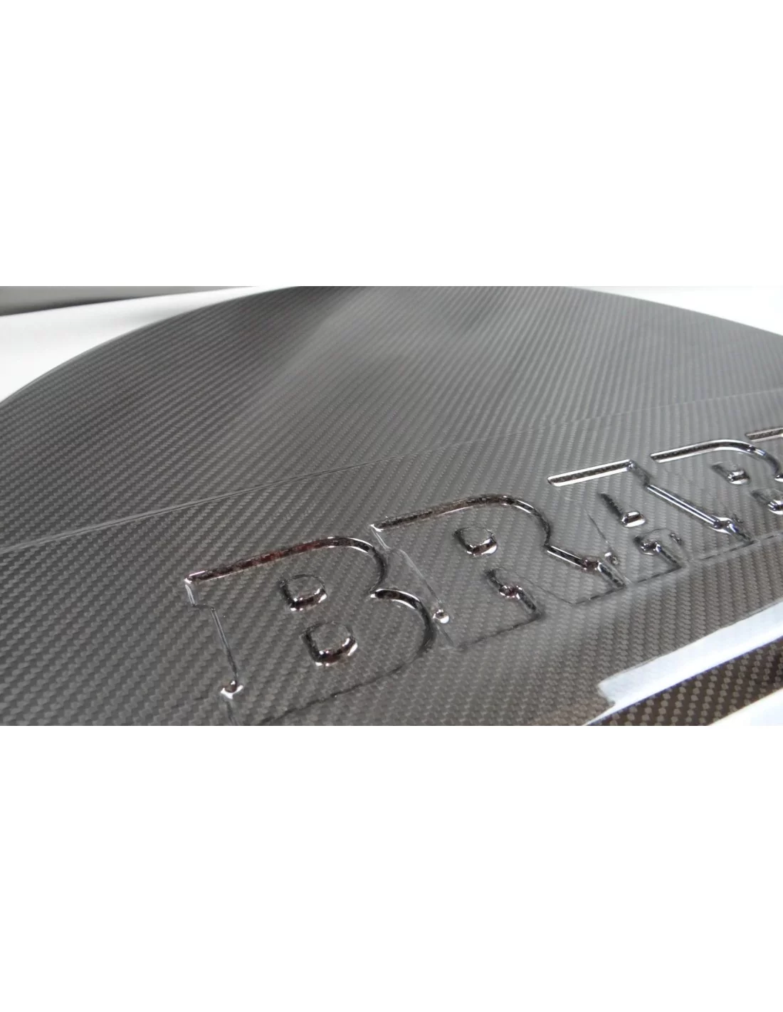  - Mercedes-Benz - Placa de cobertura da roda sobresselente traseira Brabus em fibra de carbono para Mercedes-Benz W463 Classe G