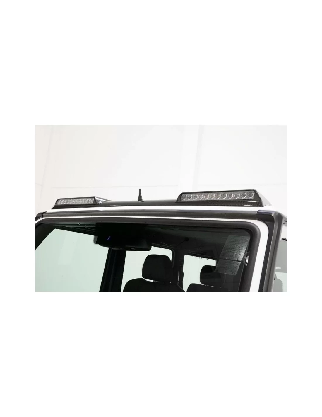  - Mercedes-Benz - Spoiler de tejadilho Brabus frontal em fibra de vidro com LEDs para Mercedes-Benz W463 Classe G - 2 - Actuali