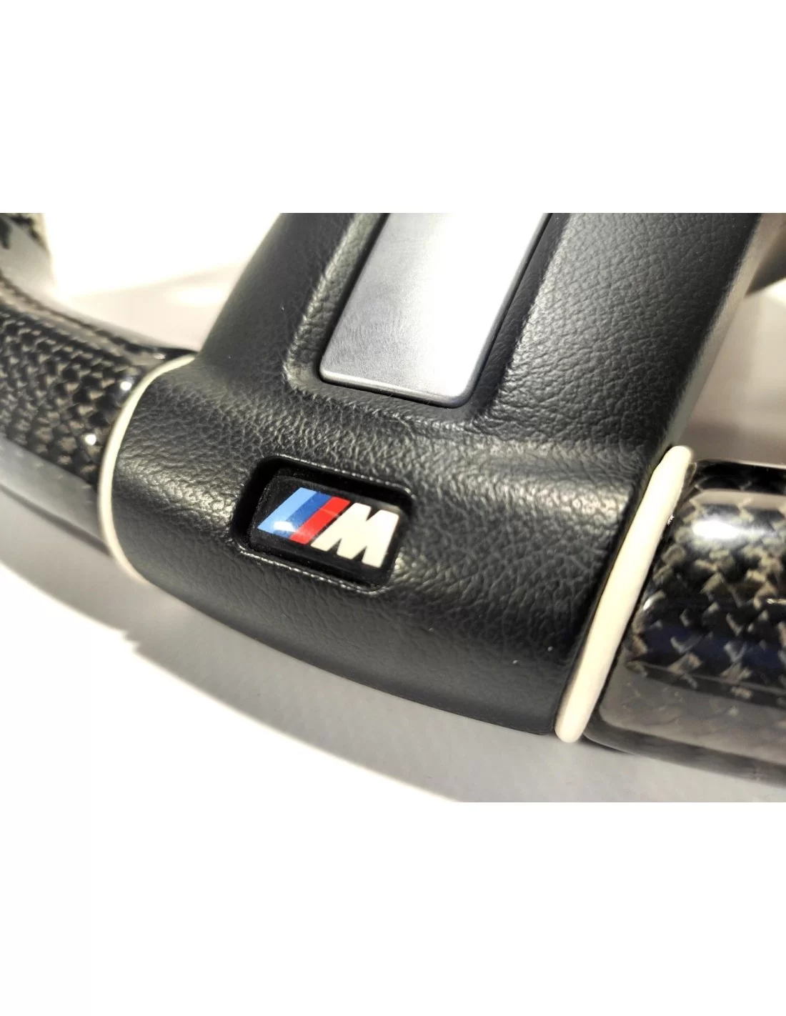 - Volante - BMW F30 F15 F16 Volante Carbono Cuero Blanco - 10 - ¡Comprar Volante BMW F30 F15 F16 de Cuero Blanco Carbono en Tun - Volante - BMW F30 F15 F16 Volante Carbono Cuero Blanco - 10 - ¡Comprar Volante BMW F30 F15 F16 de Cuero Blanco Carbono en Tun