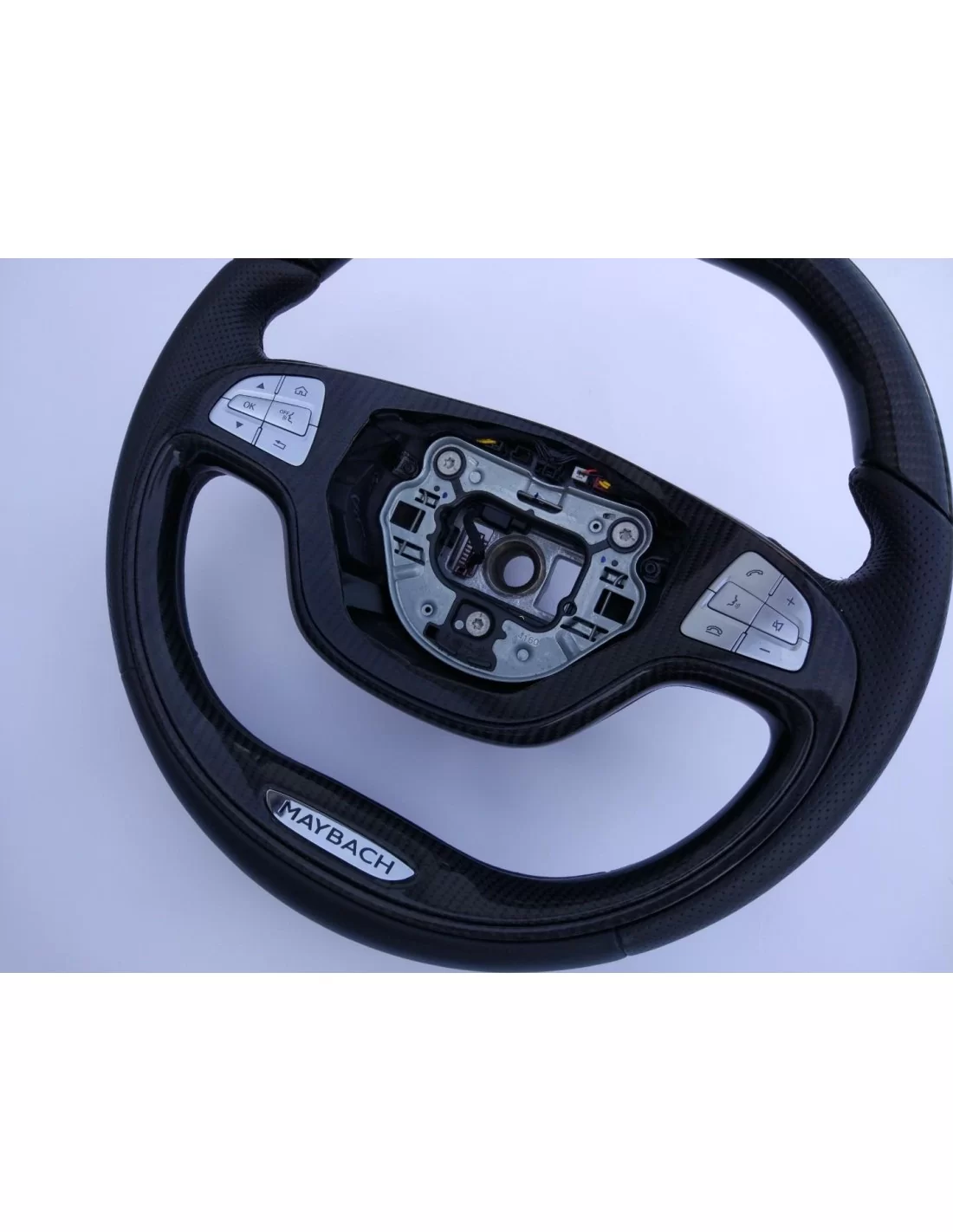  - Steering Wheels - Карбоновий руль Maybach для Mercedes-Benz Maybach S-Class W222 - 7 - Підніміть свій рівень водіння з карбон