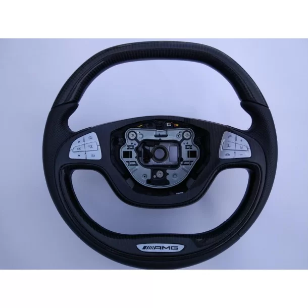  - Steering Wheels - Кермо AMG з вуглецевого волокна для Mercedes-Benz S-Class W222 - 2 - Оновіть свій Mercedes-Benz S-Class W22