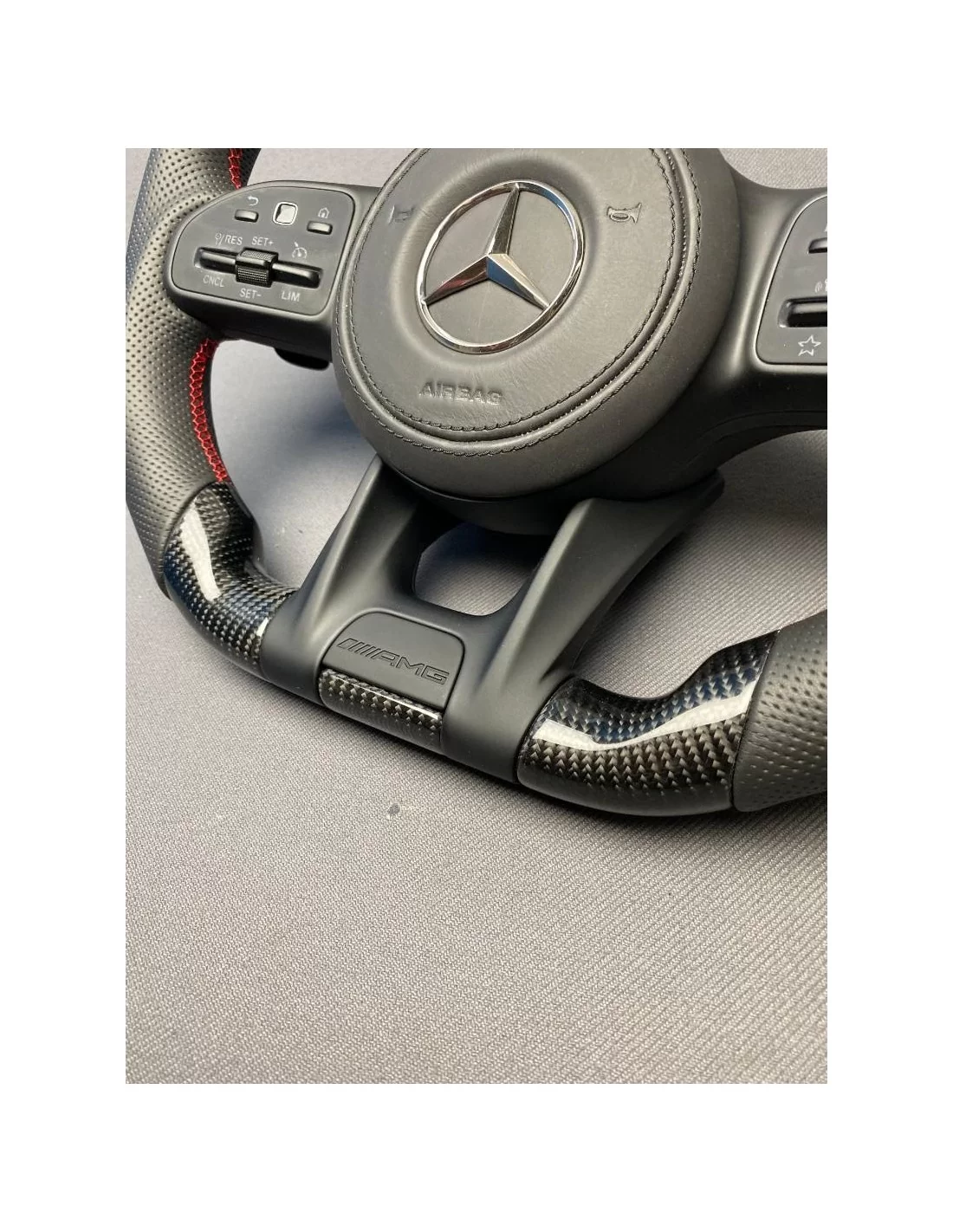 - Steering Wheels - Volante AMG em fibra de carbono para Mercedes-Benz G-Wagon W463A W213 W177 C217 W222 V167 - 5 - Melhore o s - Steering Wheels - Volante AMG em fibra de carbono para Mercedes-Benz G-Wagon W463A W213 W177 C217 W222 V167 - 5 - Melhore o s